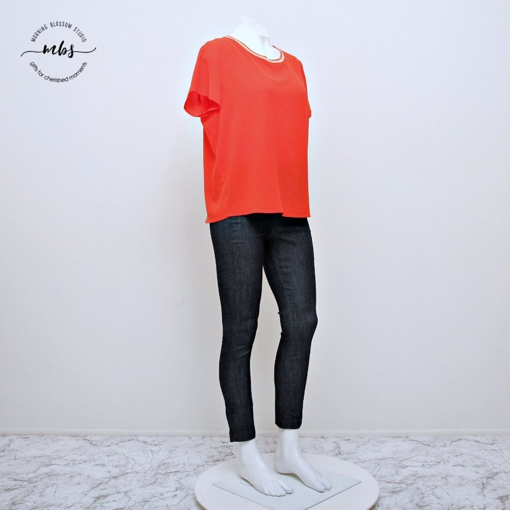 Gerard Darel‎ Crew Neck Short Sleeve Blouse
